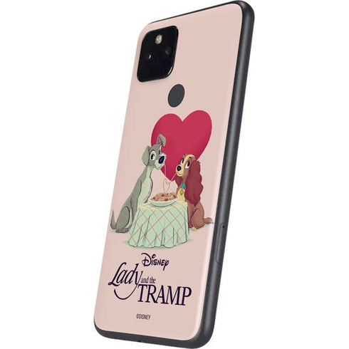 Disney Lady & The Tramp Spaghetti Dinner Google Pixel 5a Skin